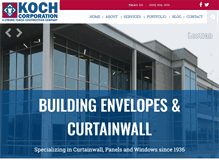 Tablet Screenshot of kochcorporation.com